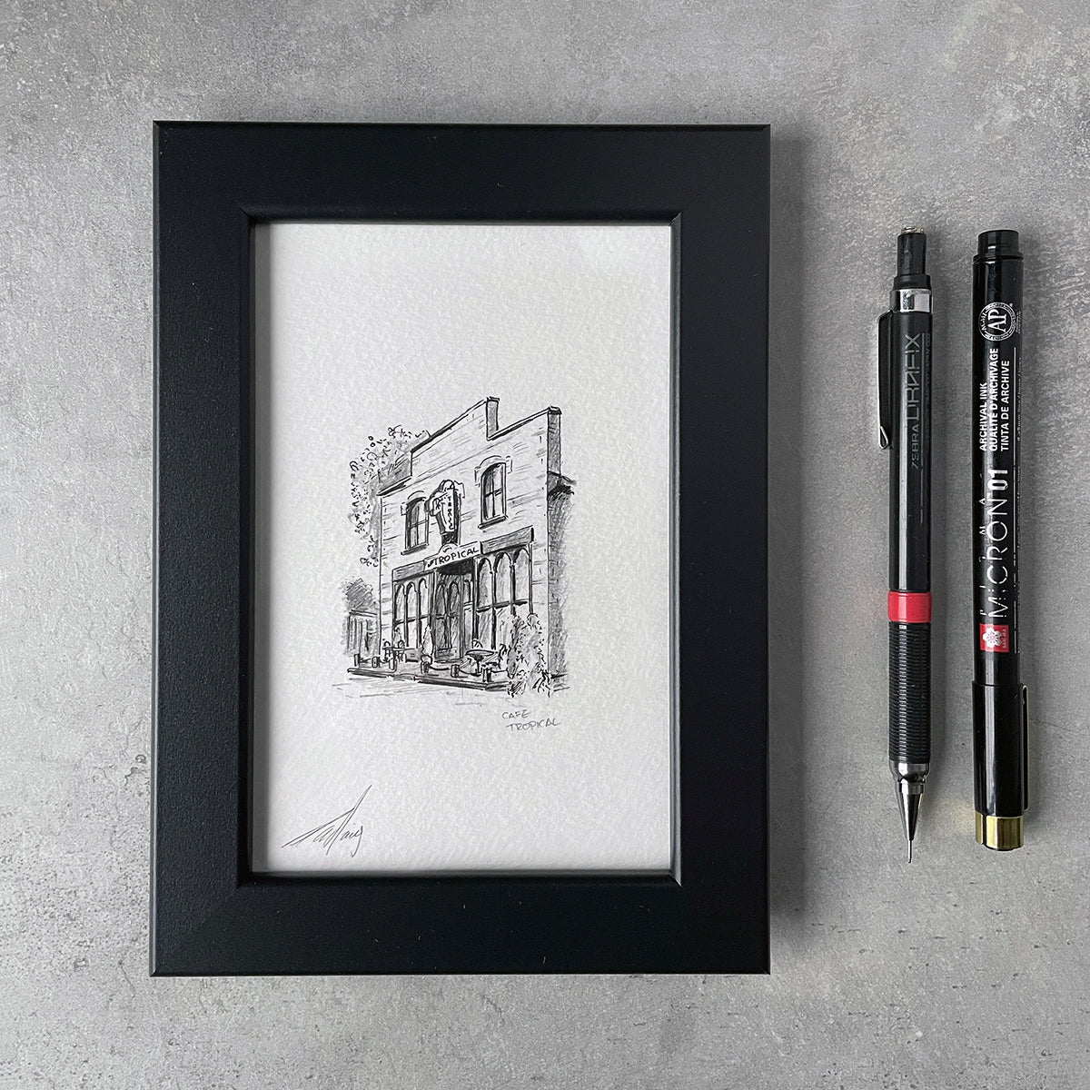 #8 Original illustration | CAFE TROPICAL, SCHITT'S CREEK