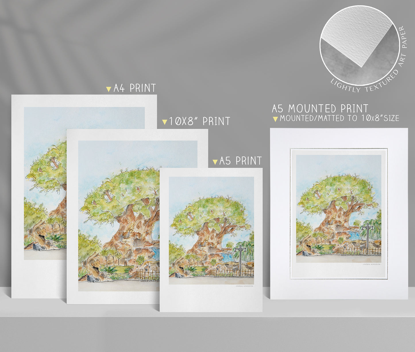 Tree of Life, Animal Kingdom, Florida, Art Print