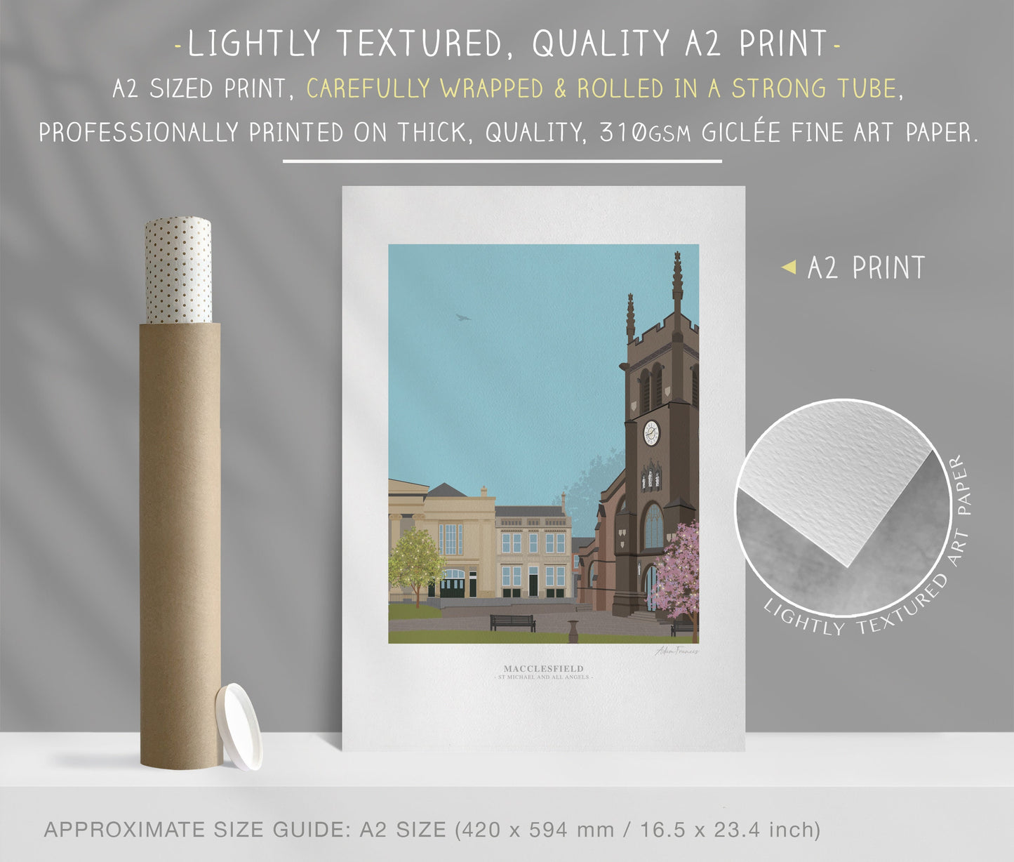 Macclesfield 'St. Michael's Church' Art Prints