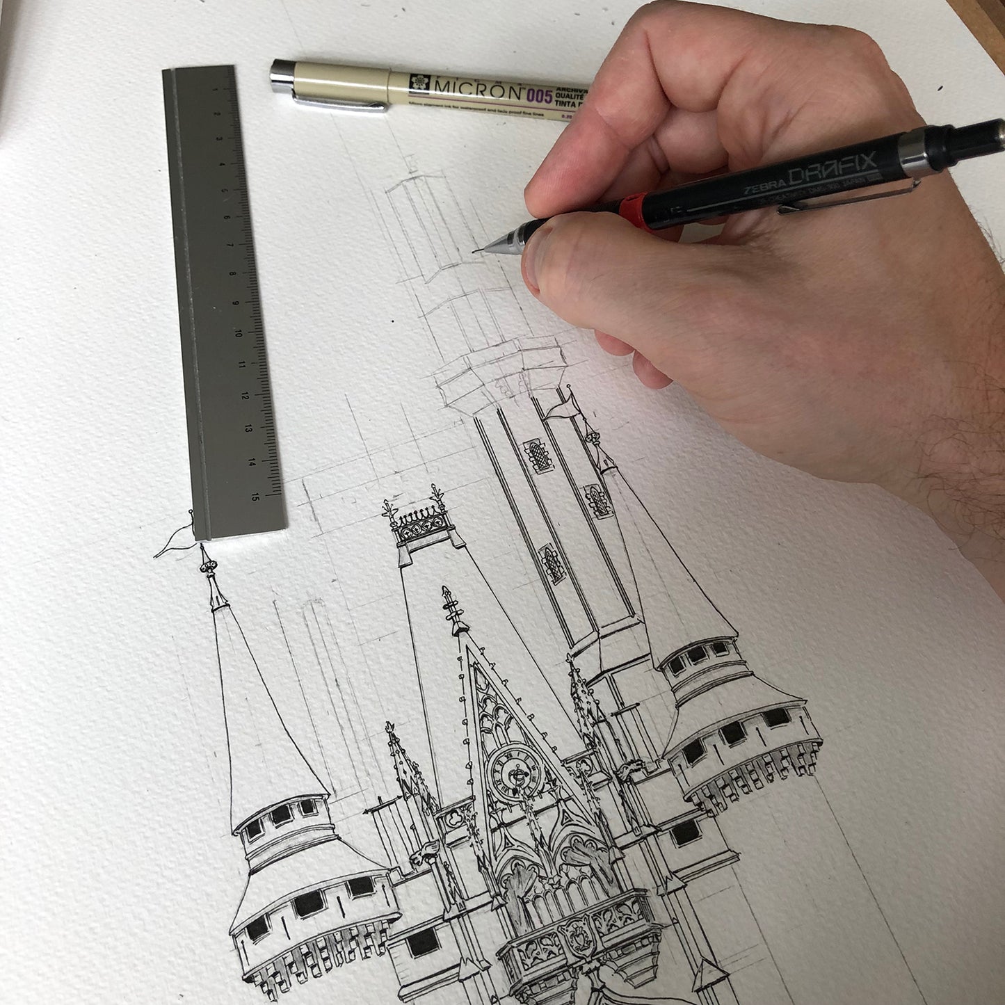 Commission | Hand Drawn DETAILED Illustration
