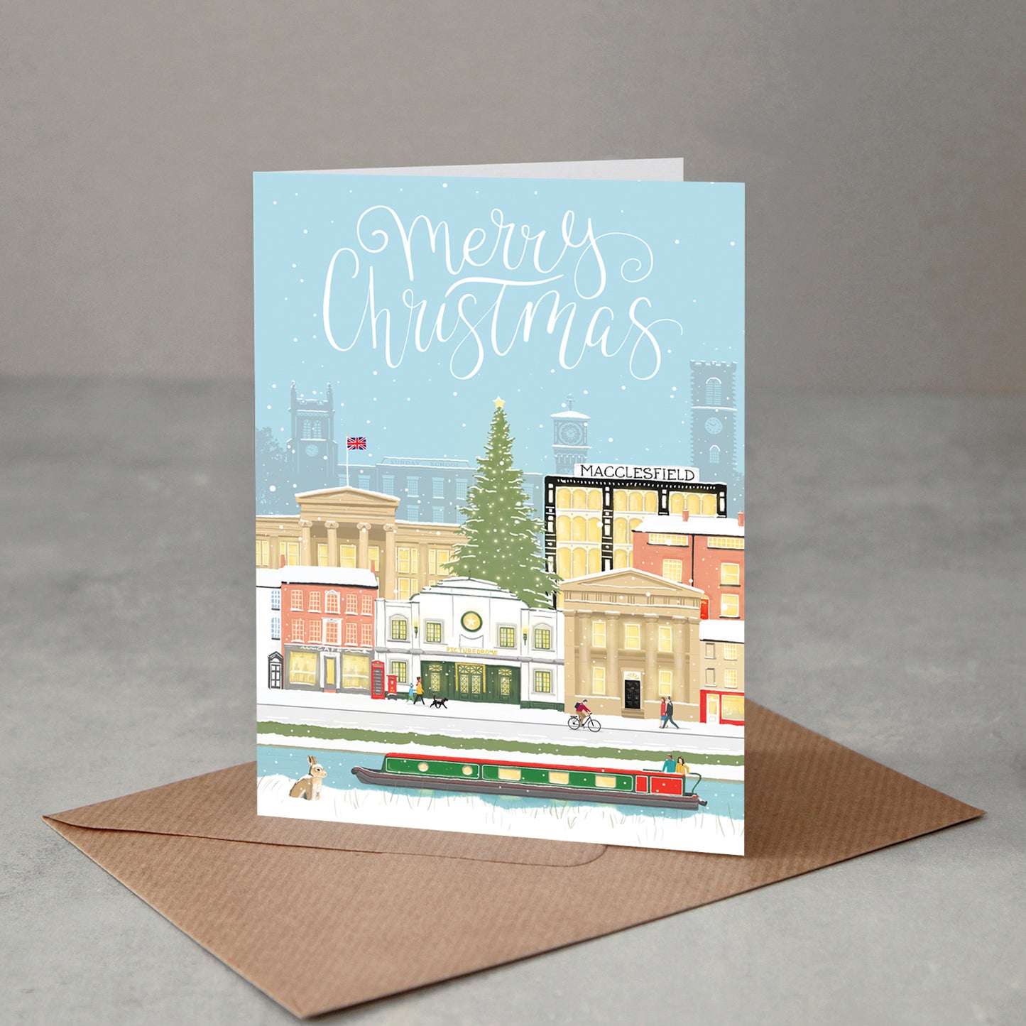 2025 Macclesfield Charity Christmas Cards, 5 PACK.