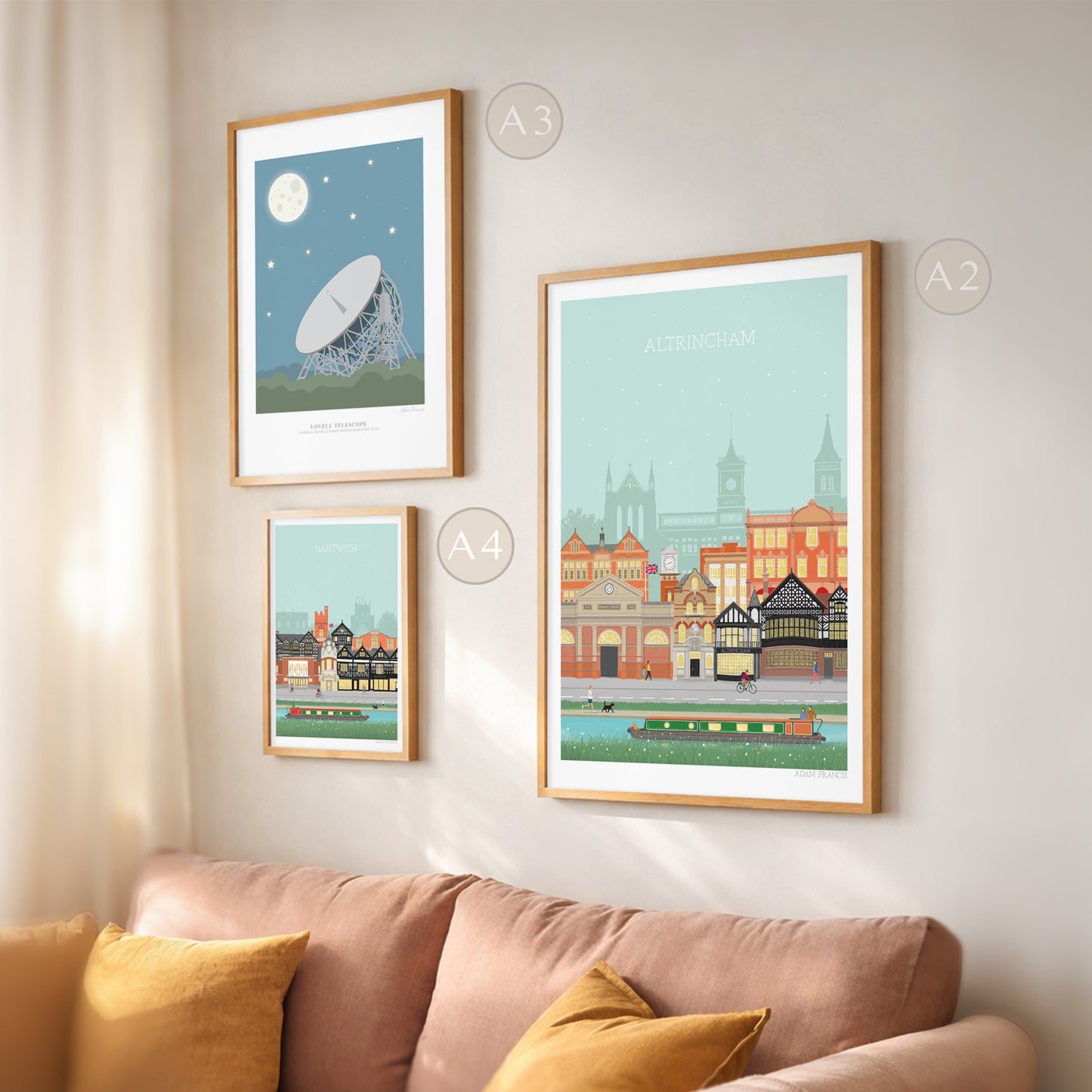 Chester, Eastgate Clock, Art Prints
