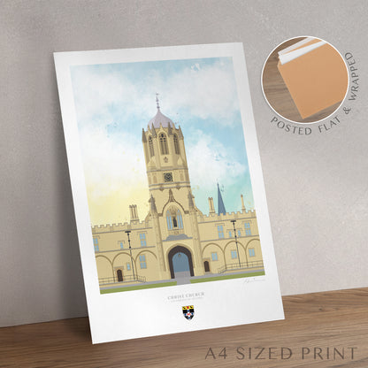 Christ Church Oxford graduation gift wall art