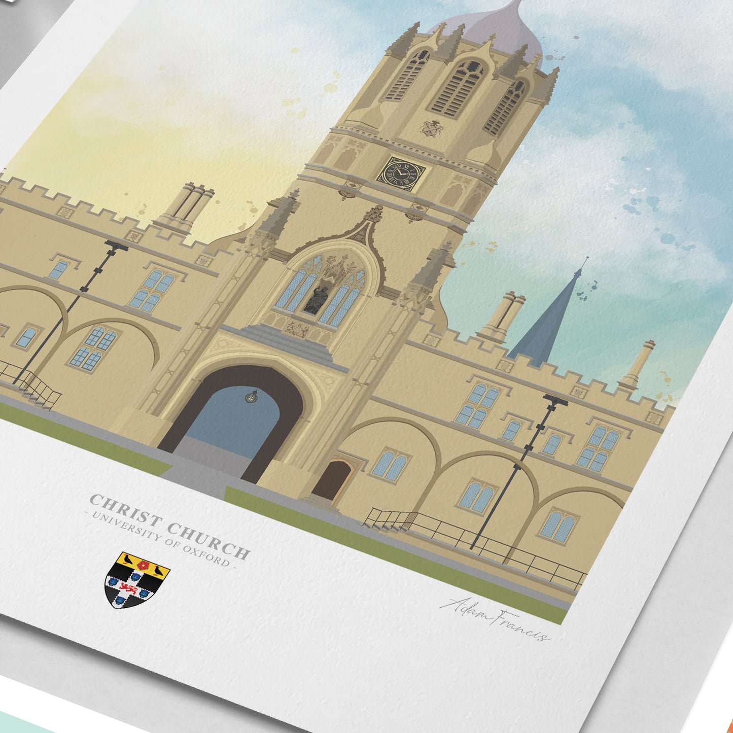 Christ Church, University of Oxford, Art Print