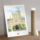 Corpus Christi College Oxford alumni gift art print