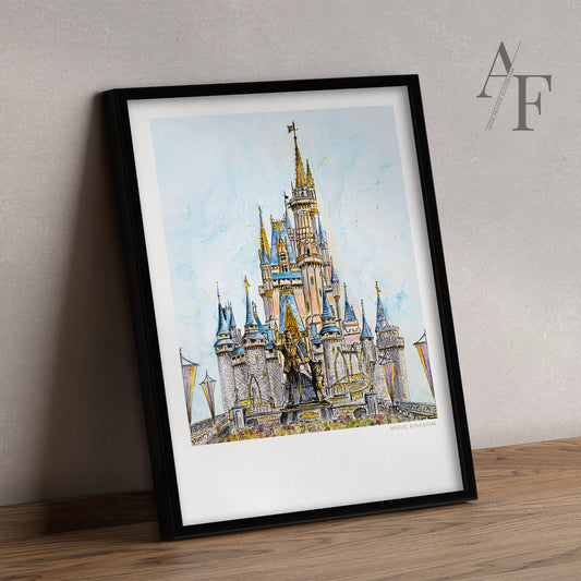 Magical Castle, Florida, Art Print