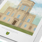 Green Templeton College, University of Oxford, Art Print