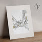 Macclesfield Chestergate Scene, Hand-Finished in Gold.