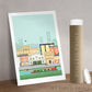 Illustrated Macclesfield landmarks wall art