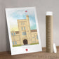 Mansfield College Oxford alumni gift art print