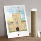 Oxford University Mansfield College artwork print