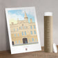 Oxford University New College artwork print