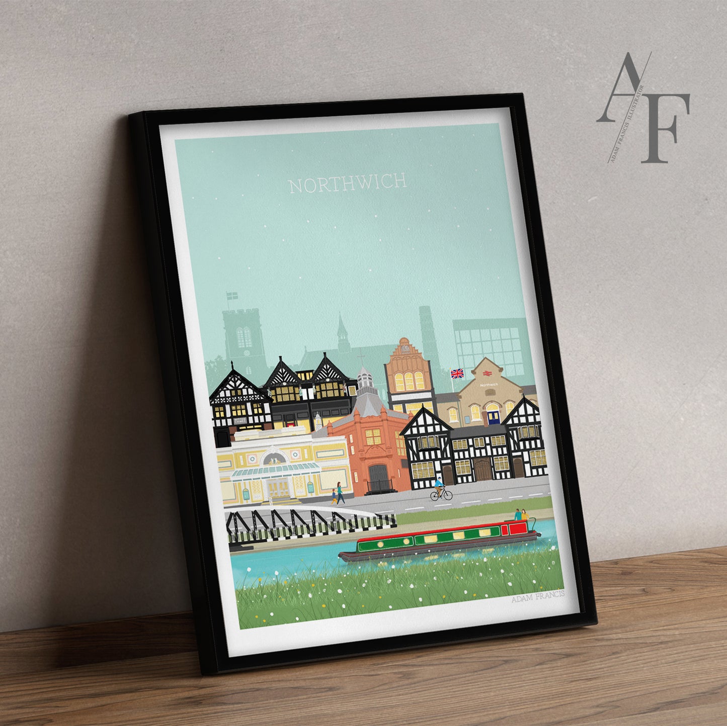 Northwich Art Print