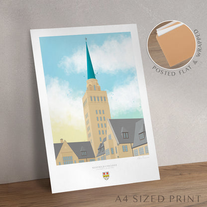 Nuffield College Oxford graduation gift wall art