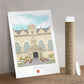 Oriel College Oxford alumni gift art print
