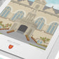 Oriel College, University of Oxford, Art Print