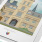 Pembroke College, University of Oxford, Art Print