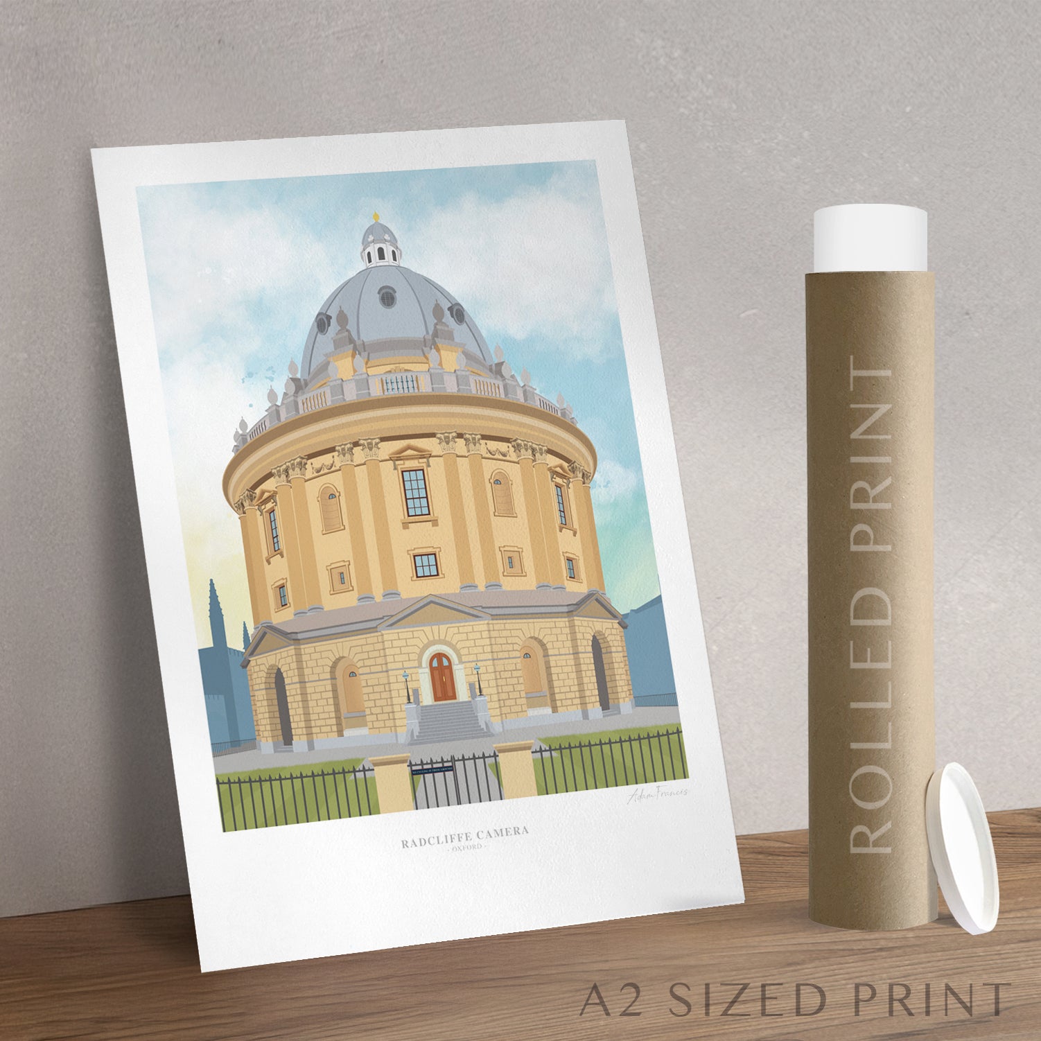 The Radcliffe Camera Oxford alumni gift art print