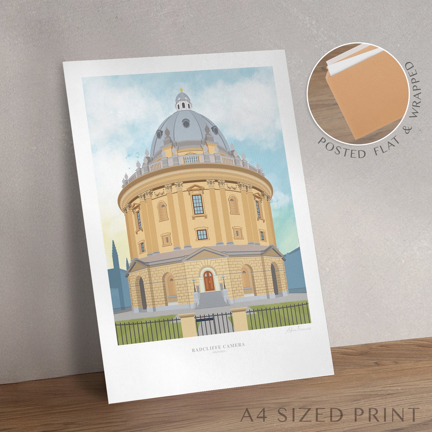The Radcliffe Camera Oxford graduation gift wall art