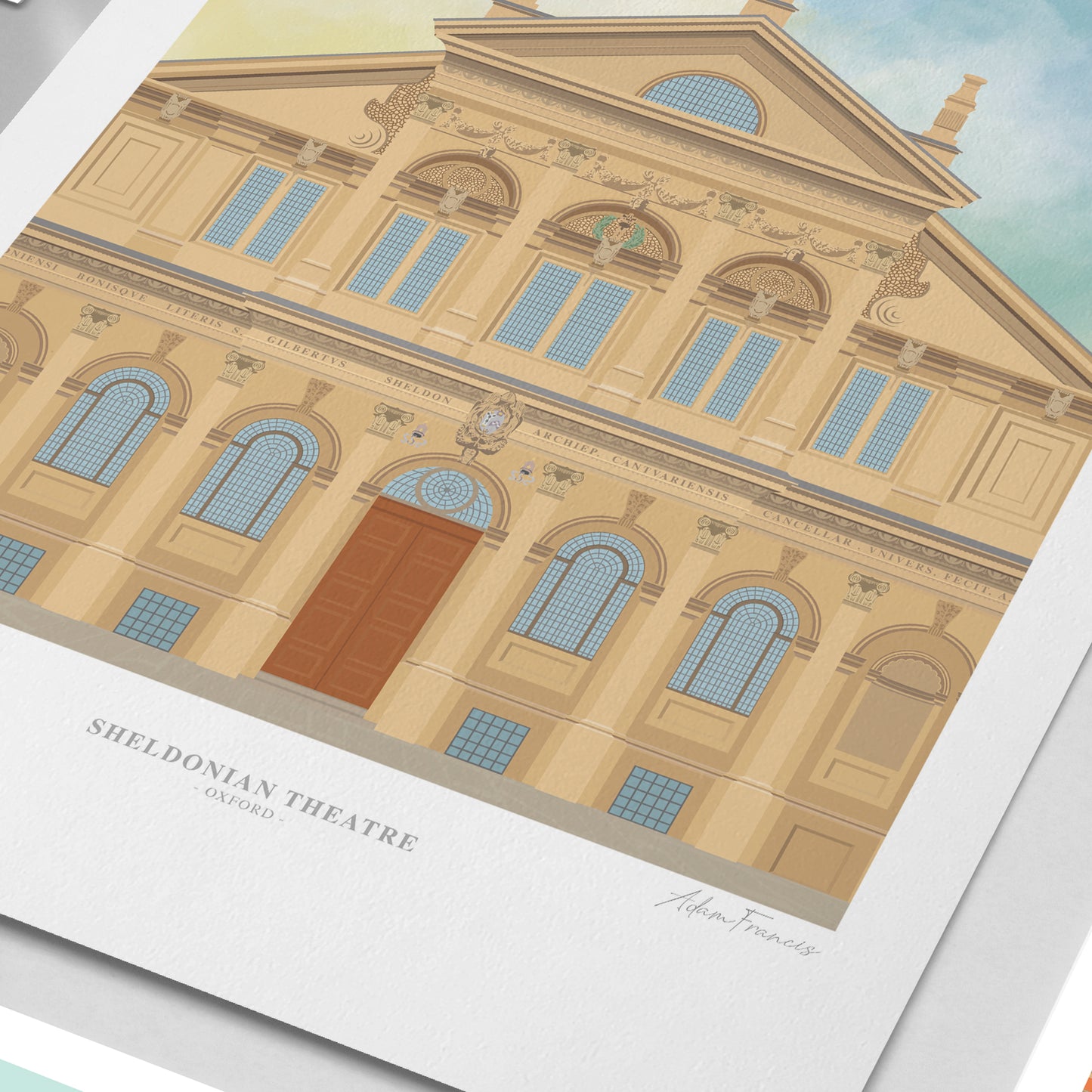Sheldonian Theatre, Oxford, Art Print