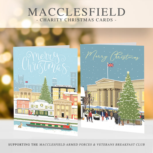 2025 Macclesfield Charity Christmas Cards, 5 PACK.