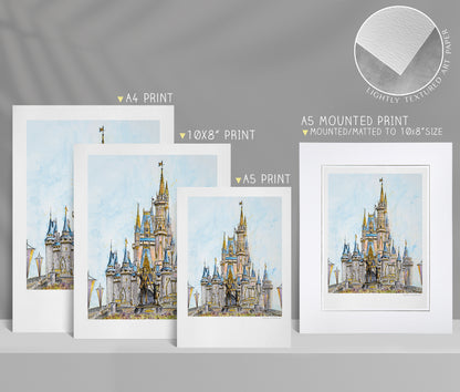 Magical Castle, Florida, Art Print