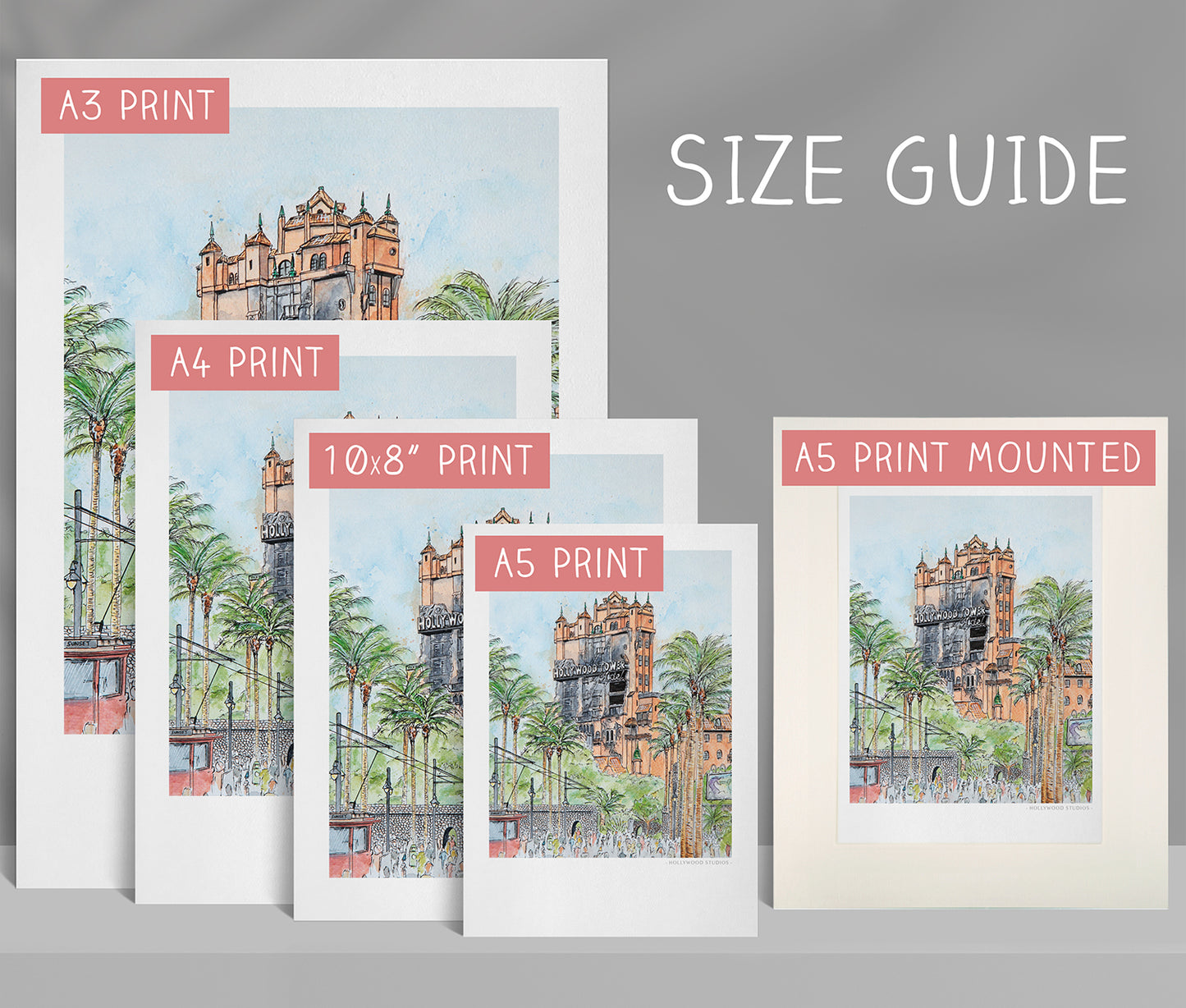 Florida ‘Park Pack’, set of 4 Art Prints