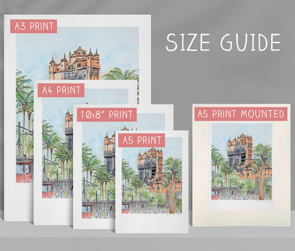 Florida ‘Park Pack’, set of 4 Art Prints