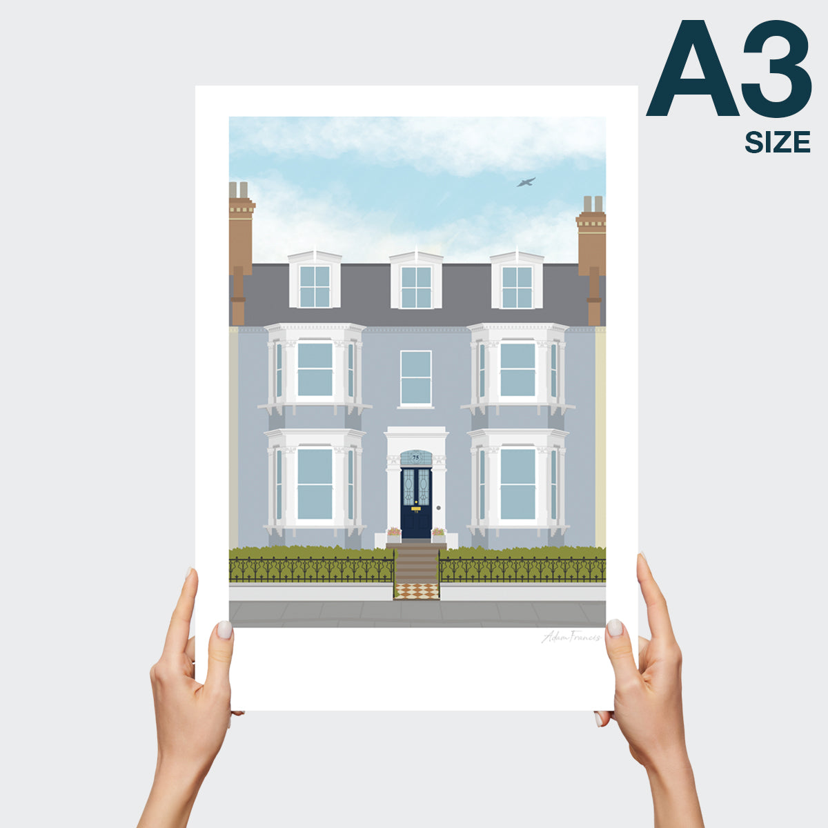 Commission your own | Graphic Home Illustration