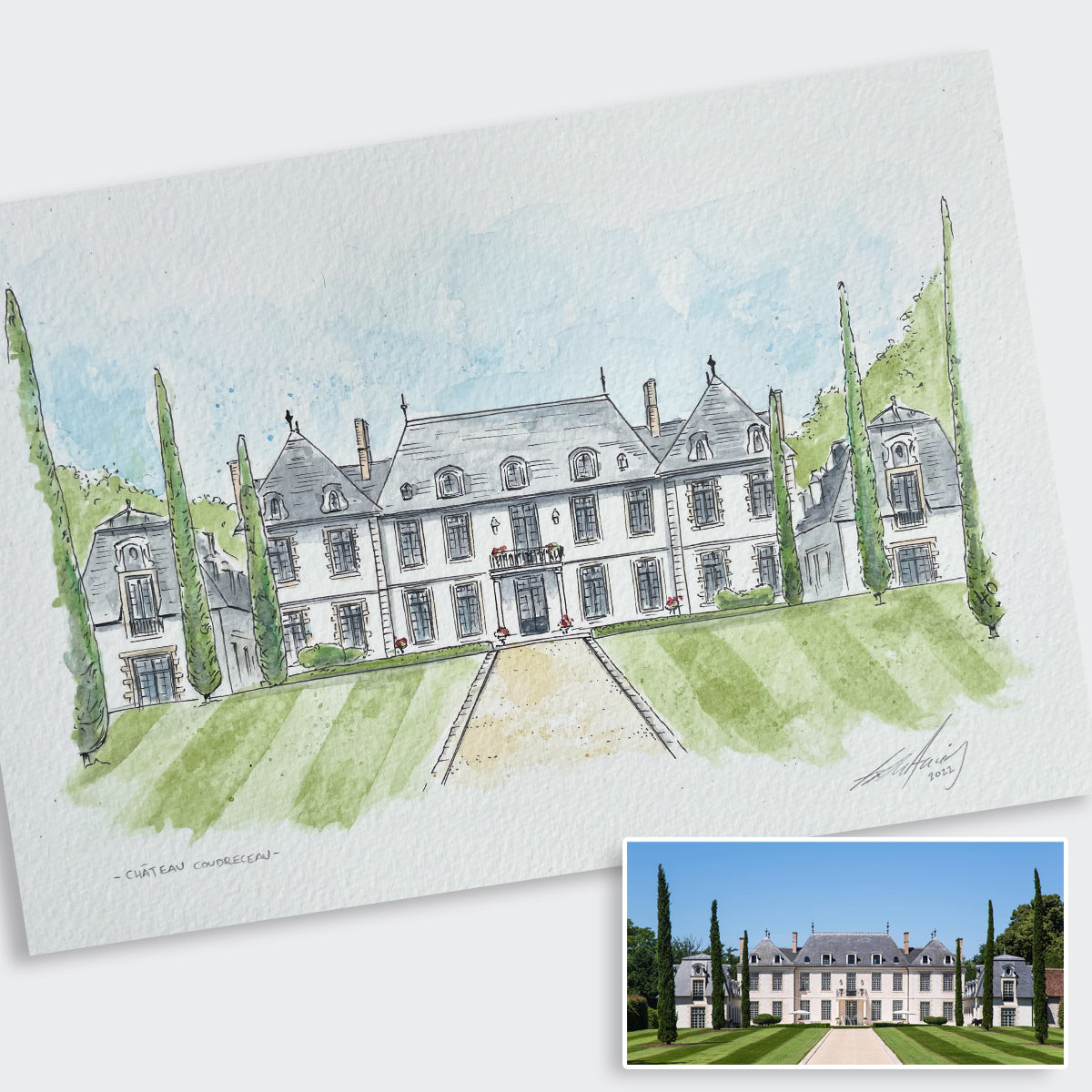 Commission your own | Hand Drawn, Location Illustration