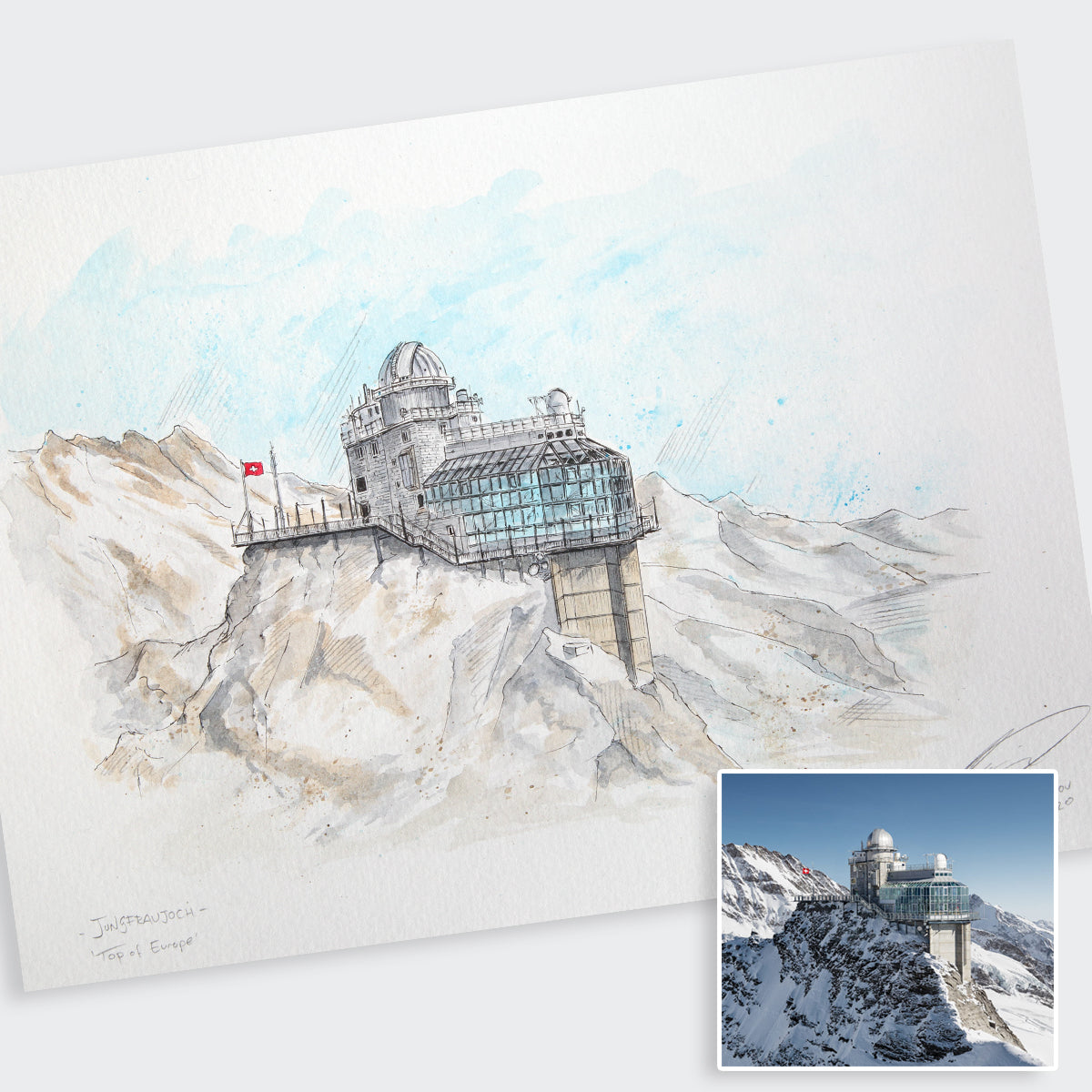 Commission your own | Hand Drawn, Location Illustration