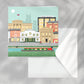 Macclesfield Scene Greeting Card, Blank inside.