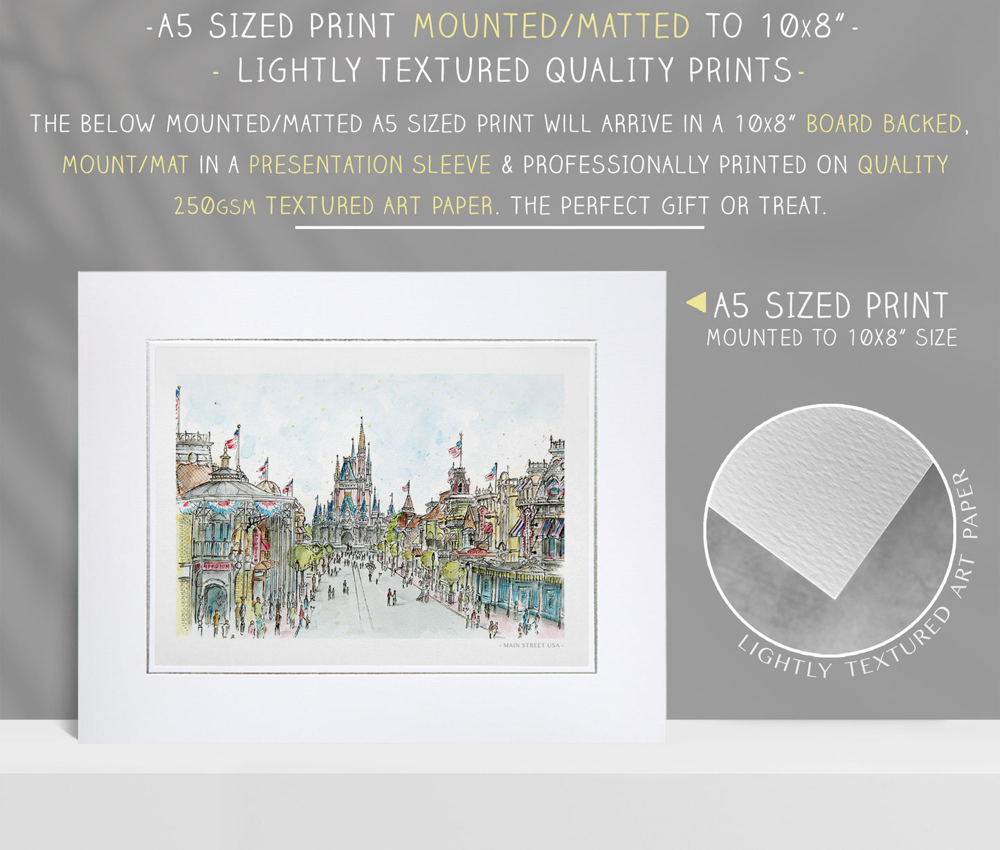 Main Street USA, Florida, Art Print