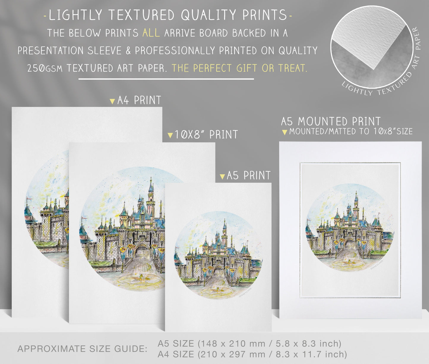 Magical Castle, California, Art Print