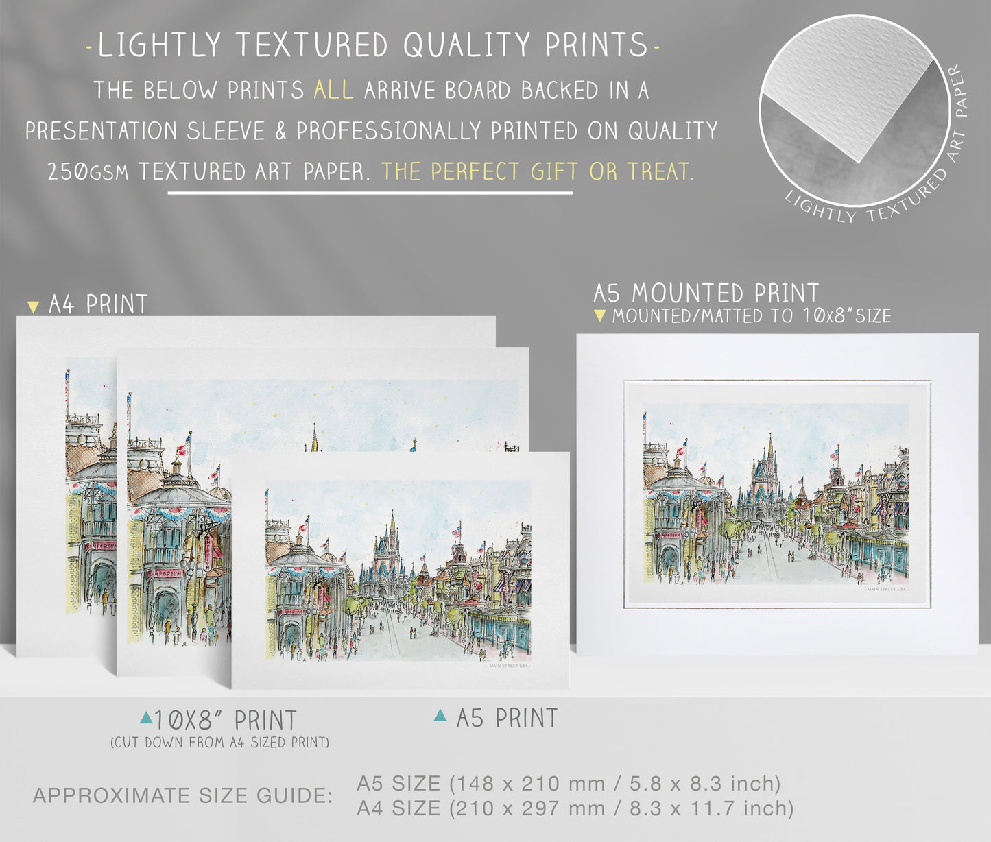 Main Street USA, Florida, Art Print