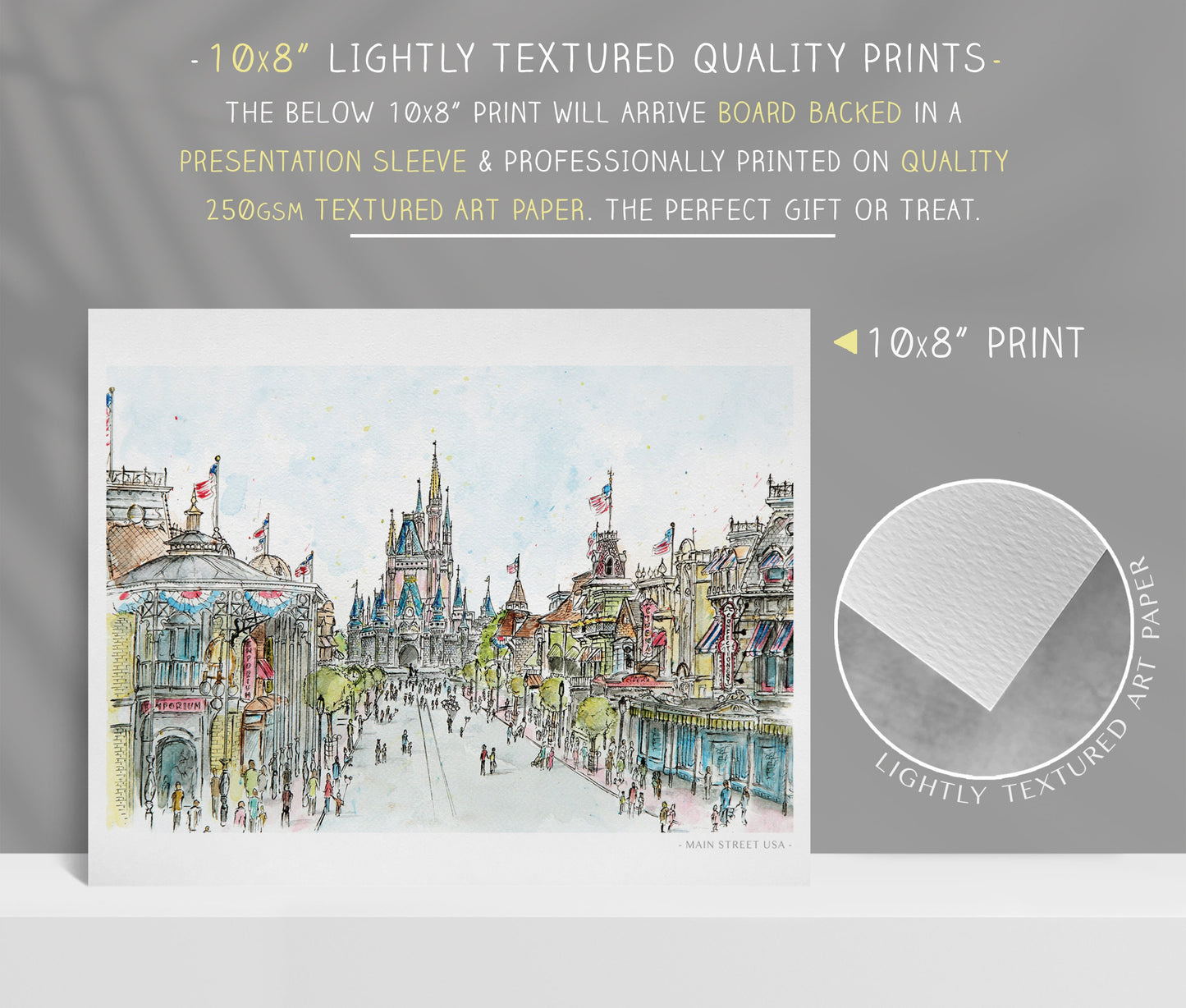 Main Street USA, Florida, Art Print