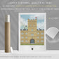 Exeter College, University of Oxford, Art Print