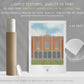 Somerville College, University of Oxford, Art Print