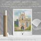 Trinity College, University of Oxford, Art Print
