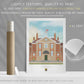 Lady Margaret Hall, University of Oxford, Art Print
