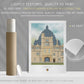 Brasenose College, University of Oxford, Art Print
