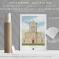 Green Templeton College, University of Oxford, Art Print