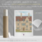 St Cross College, University of Oxford, Art Print