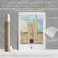 Mansfield College, University of Oxford, Art Print
