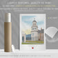 Harris Manchester College, University of Oxford, Art Print