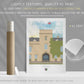 Lincoln College, University of Oxford, Art Print