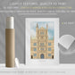 Bodleian Library, Tower of the Five Orders, Oxford, Art Print