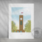 CREWE, 'BIG BILL 'Former Clock Tower, Art Print