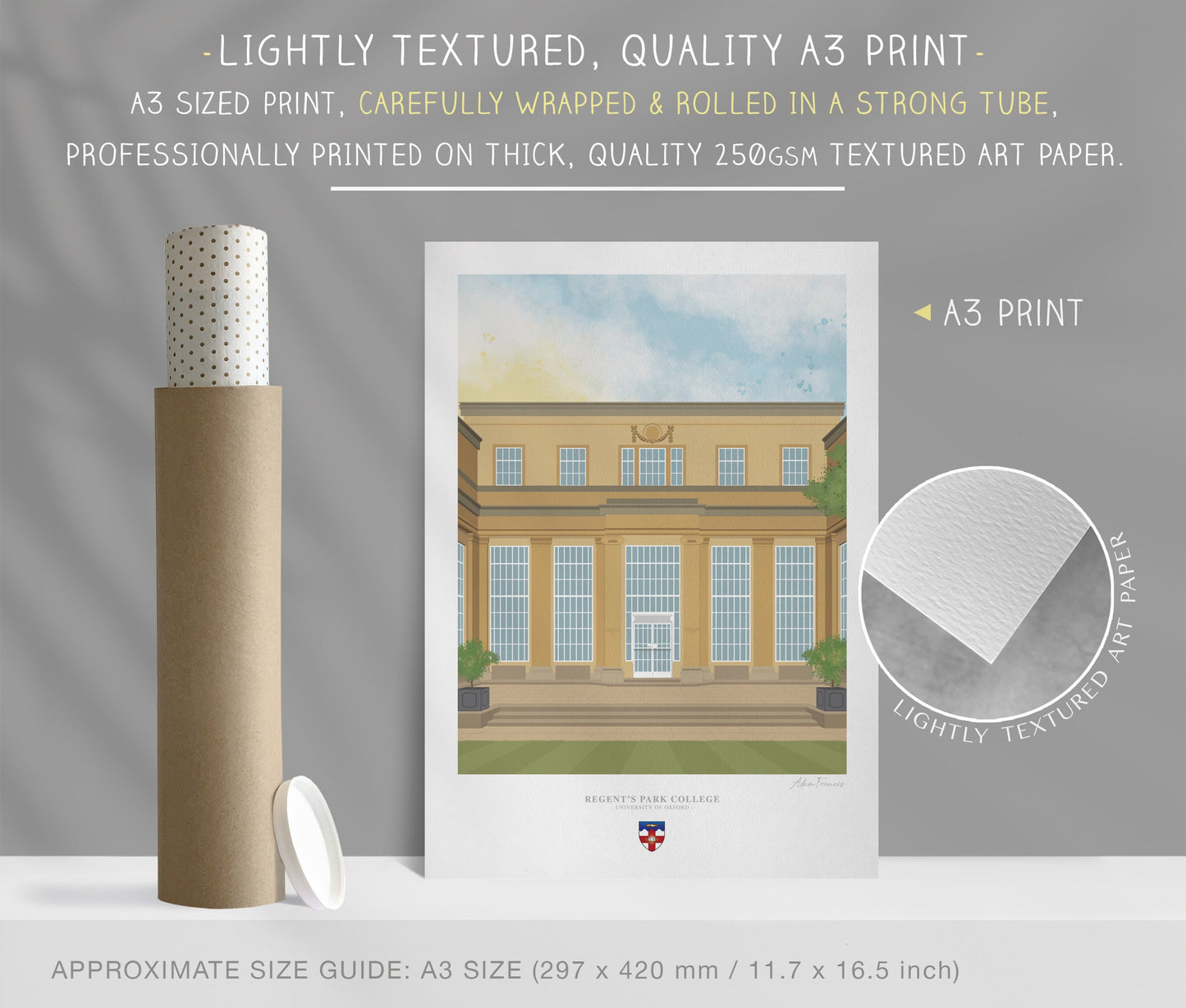 Regent's Park College, University of Oxford, Art Print