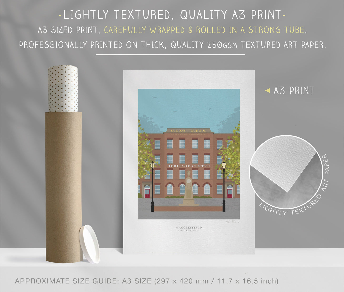 Macclesfield 'Heritage Centre' Art Prints